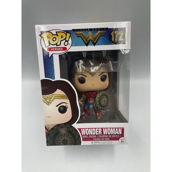 Funko Pop! DC: Wonder Woman With Sword and Shield #172 NEW In Box - Picture 1 of 7